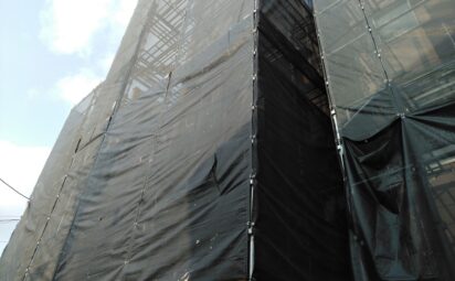 京都府京都市山科区上花山坂尻｜電飾袖看板撤去