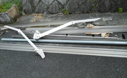 京都府京都市左京区｜オーニング撤去