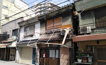 大阪府大阪市阿倍野区天王寺町北｜テント撤去