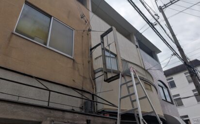 京都府京都市西京区松尾鈴川町｜電飾袖看板撤去
